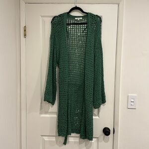 Woven Kimono Duster Cover Up
